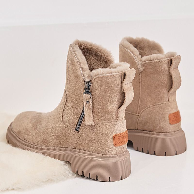 Damen modische Winterboots mit weichem Innenfutter und robustem Profil Heidi-Mode