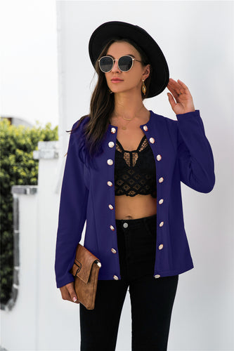 Damen Blazerjacke mit eleganten Knopfdetails und modernem Schnitt Heidi-Mode