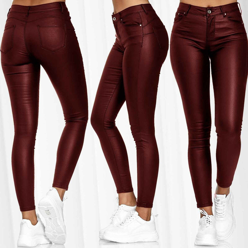 Heidi-Mode | Elastische Hohe Taille Knöchellange Leggings