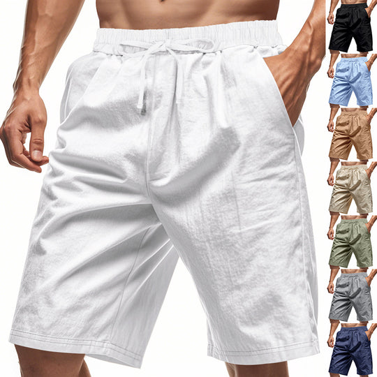 Herren bequeme Cargo-Shorts mit elastischem Bund und großzügigen Taschen Heidi-Mode