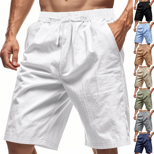 Herren bequeme Cargo-Shorts mit elastischem Bund und großzügigen Taschen Heidi-Mode