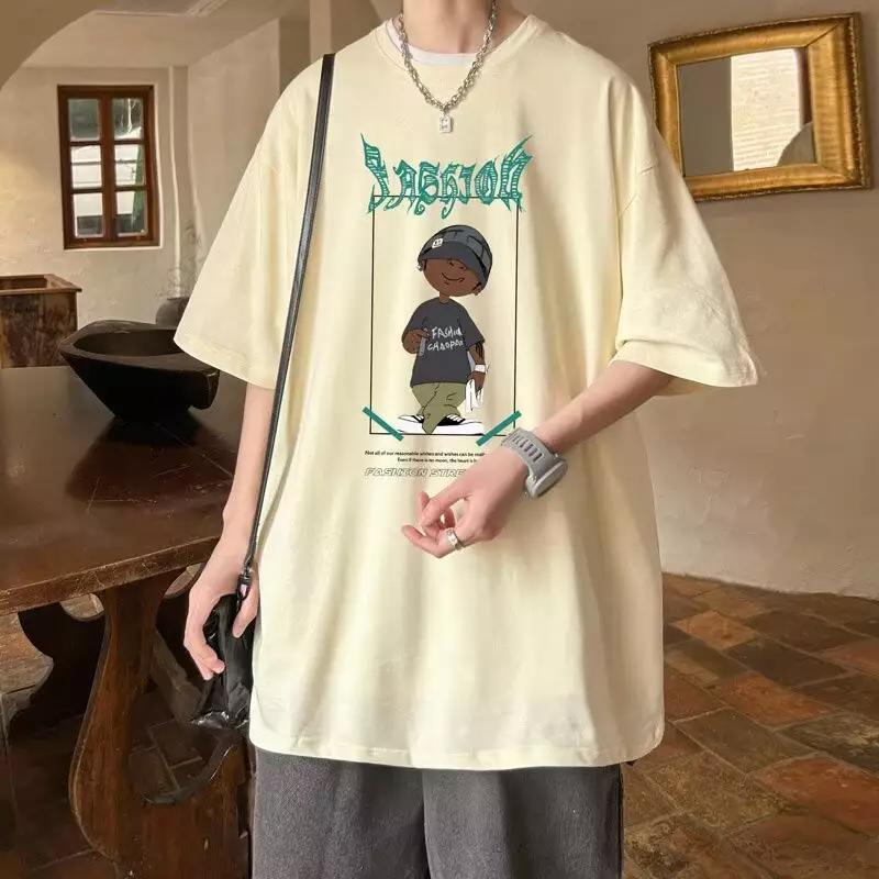 Damen oversized T-Shirt mit grafischem Print und lässigem Schnitt Heidi-Mode