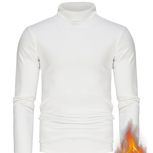 Herren Langärmliges Turtleneck Shirt mit atmungsaktivem Material Heidi-Mode