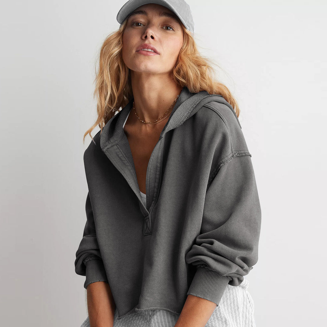 Damen Oversized Kapuzenpullover Heidi-Mode