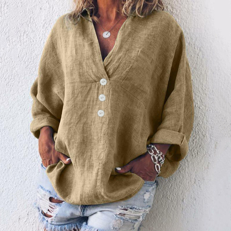 Heidi-Mode | Modischer Pullover aus Baumwolle und Leinen