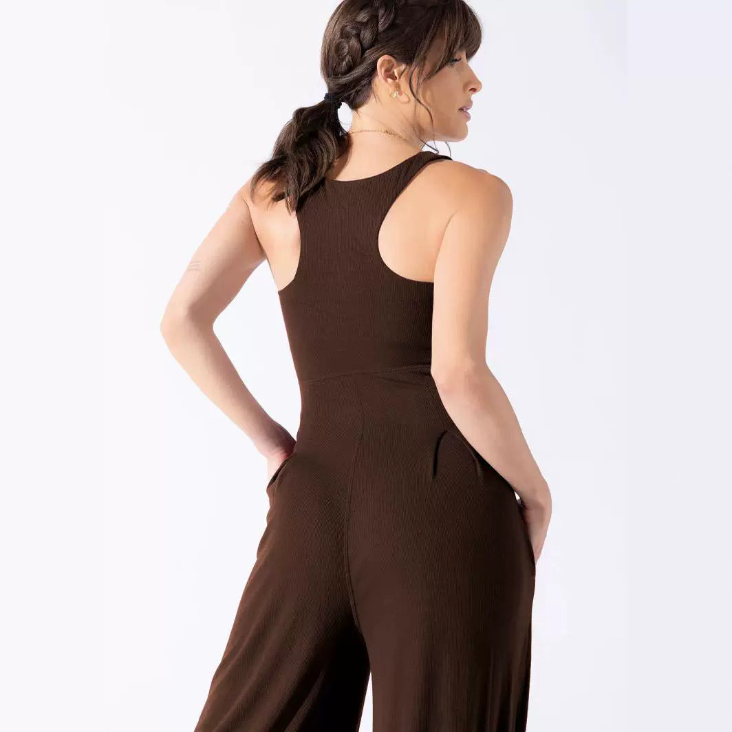 Damen Jumpsuit mit weitem Bein und elegantem Look Heidi-Mode