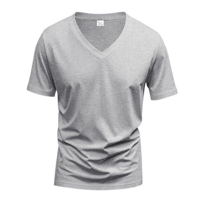 Herren Funktions-T-Shirt mit V-Ausschnitt aus atmungsaktivem Material Heidi-Mode