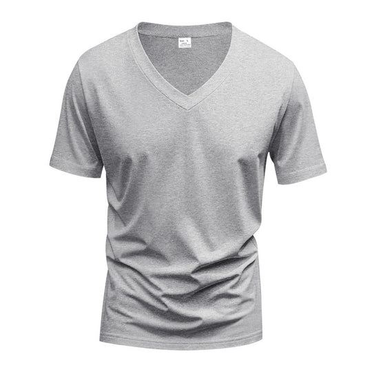 Herren Funktions-T-Shirt mit V-Ausschnitt aus atmungsaktivem Material Heidi-Mode