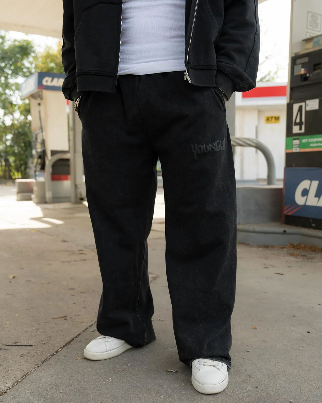 Herren bequeme Freizeithose mit seitlichen Eingrifftaschen und elastischem Bund Heidi-Mode