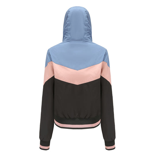 Damen sportliche Windbreaker-Jacke mit praktischen Reißverschlusstaschen Heidi-Mode