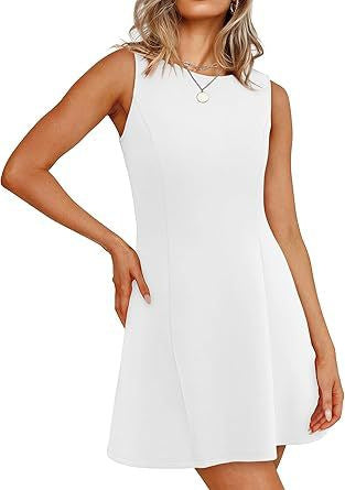 Damen ärmelloses A-Linien Kleid mit zeitlosem Schnitt Heidi-Mode