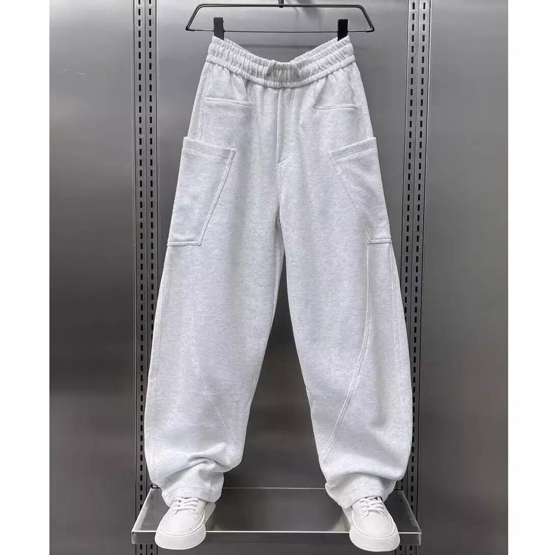 Damen bequeme Sweathose mit Cargo-Taschen Heidi-Mode
