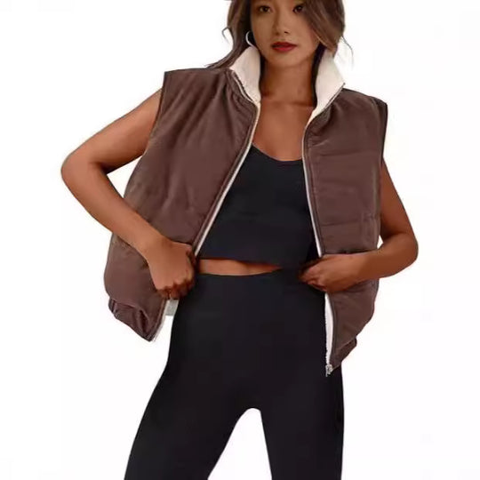 Damen Stepp-Weste mit weichem Innenteil Heidi-Mode