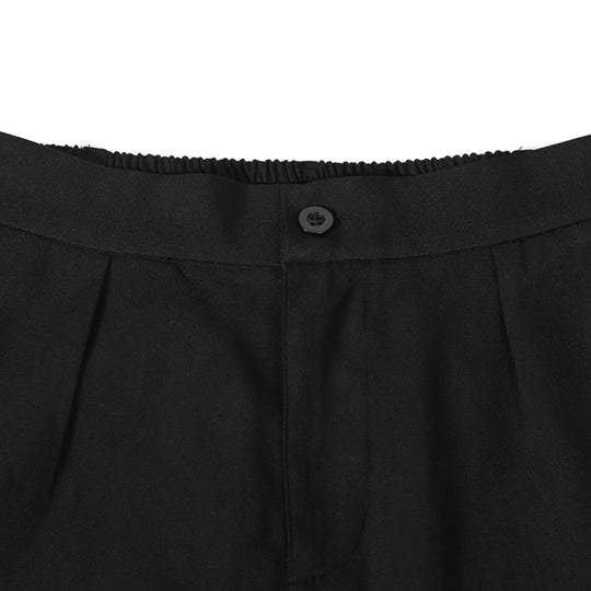 Herren Elegante weite Hose mit elastischem Bund und seitlichen Eingrifftaschen Heidi-Mode