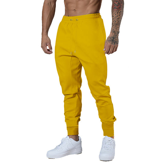 Herren Sportliche Jogginghose mit elastischem Bund und praktischen Reißverschlusstaschen Heidi-Mode