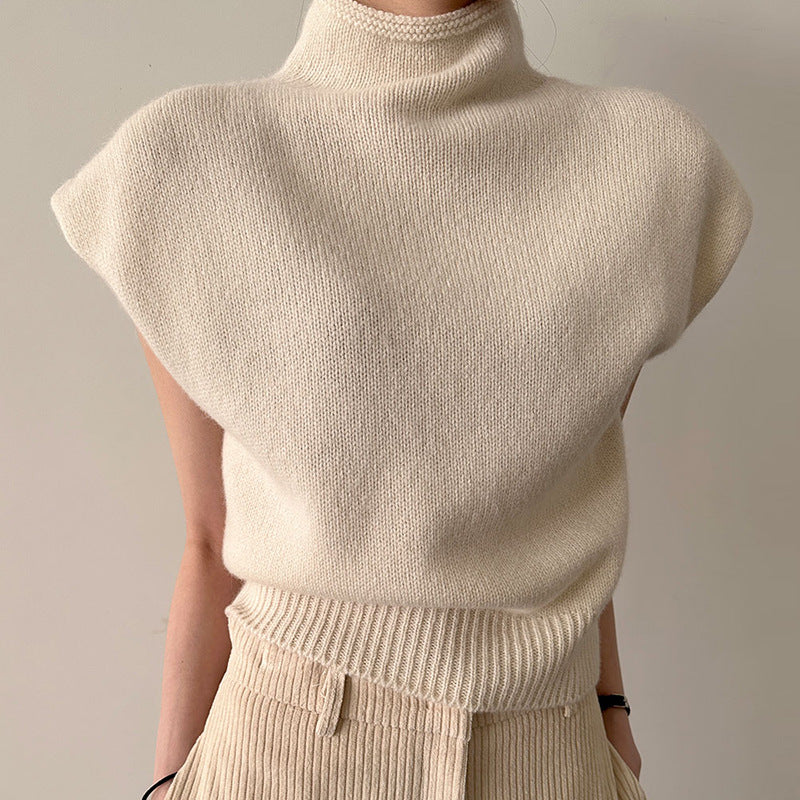 HeidiMode | Eleganter Strickpullover Ohne Ärmel