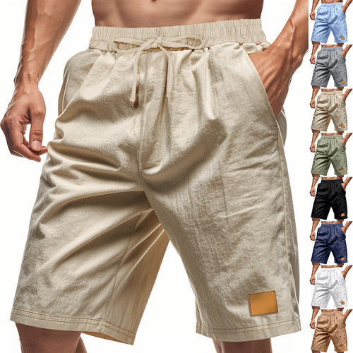 Herren bequeme Sport-Shorts mit elastischem Bund und praktischen Seitentaschen Heidi-Mode
