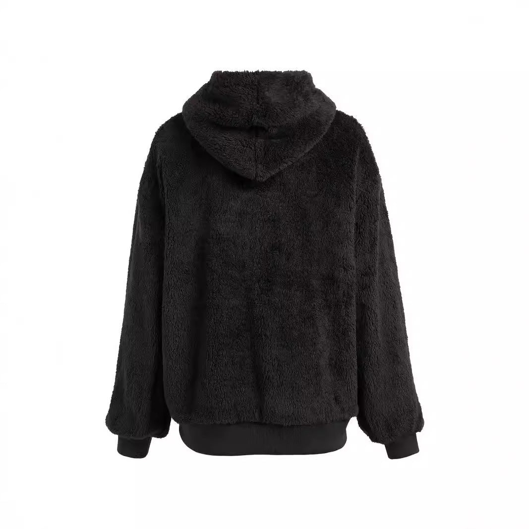 Damen Kuschelige Fleece-Jacke Heidi-Mode