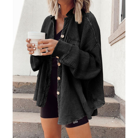 Damen Oversized Weste Heidi-Mode