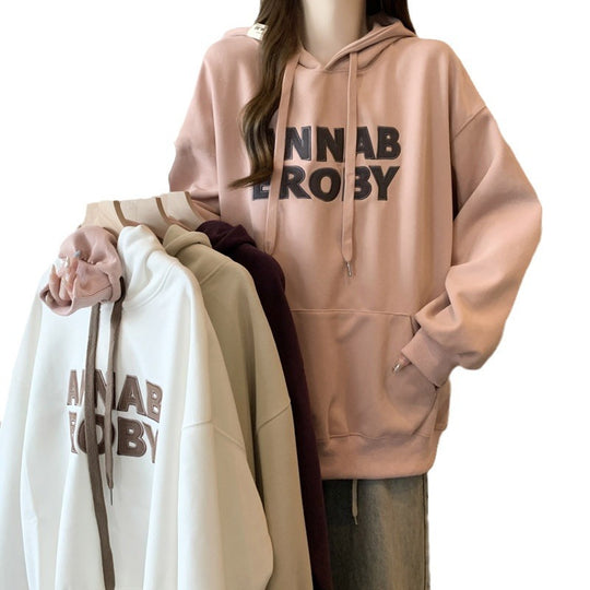 Damen Casual Grafik Hoodie mit einzigartigem Schriftzug Heidi-Mode