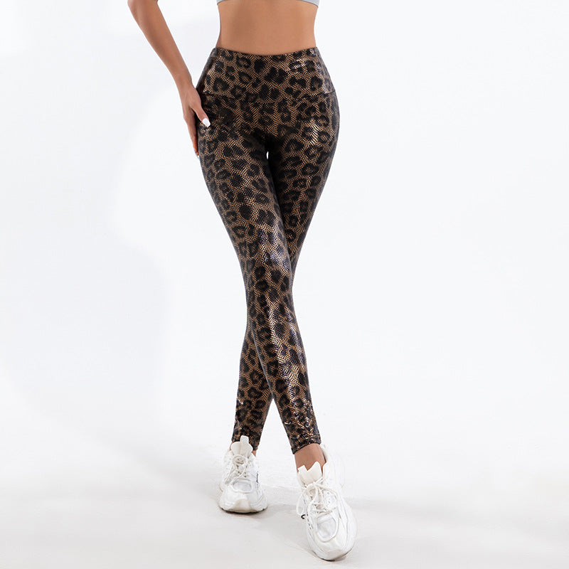 Damen Leggings im angesagten Leopardenmuster Heidi-Mode