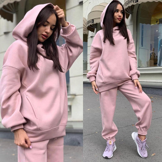 Heidi-Mode | Zweiteiliges Sport Hoodie Sweatpants Set