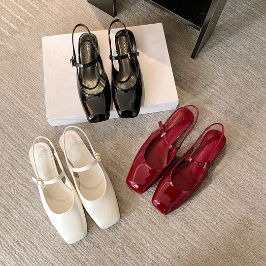 Damen Sling-Schuhe mit eleganter Schnalle und komfortablem Fußbett Heidi-Mode