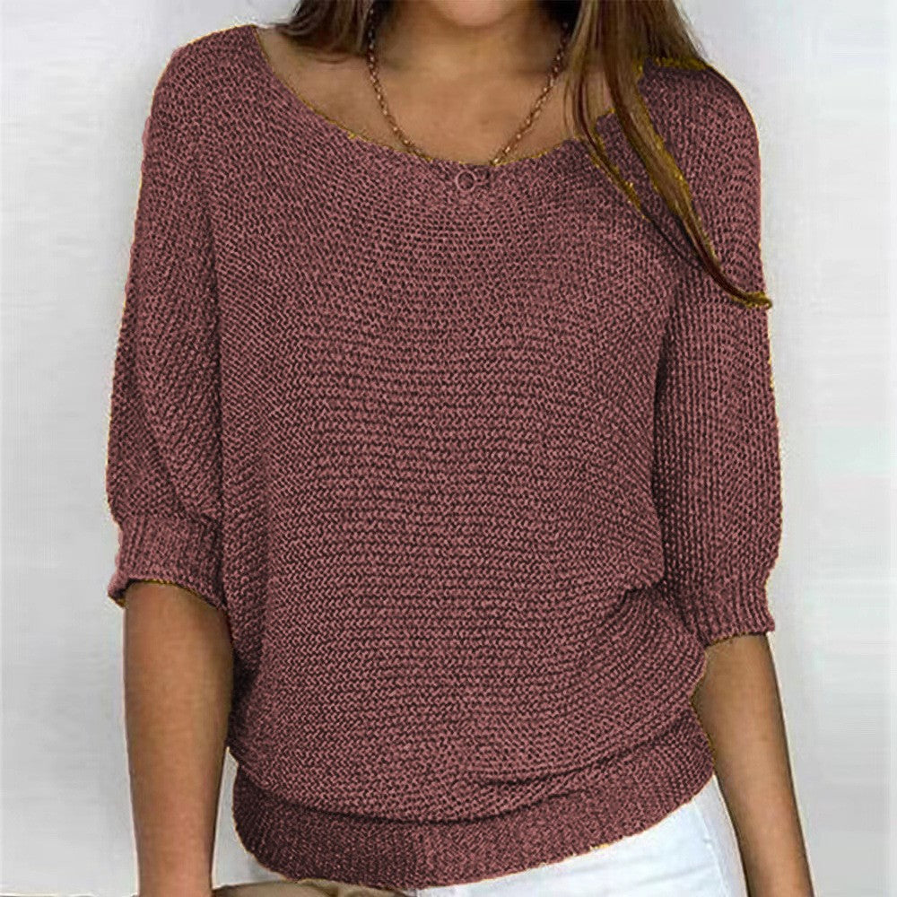Damen lässiger Pullover Heidi-Mode
