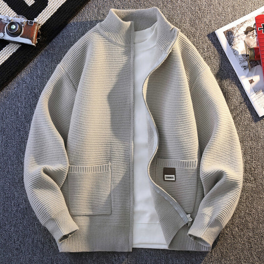 Herren Strickjacke mit Struktur Heidi-Mode