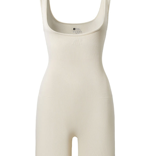 Damen figurbetontes Onesie mit breiten Trägern Heidi-Mode