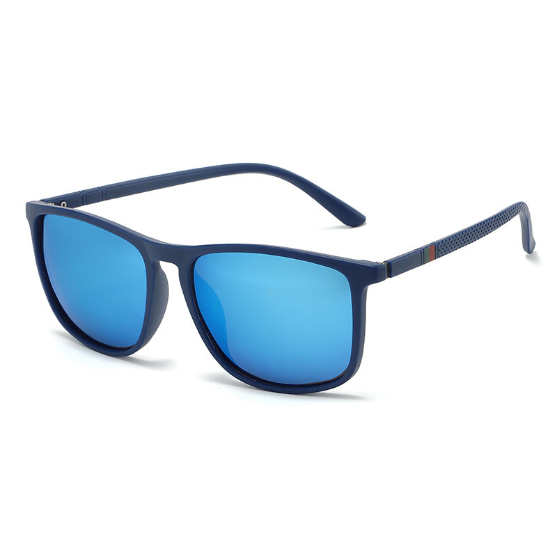 Heidi Mode | UV-Schutz quadratische polarisierte Sonnenbrille mit großem Rahmen