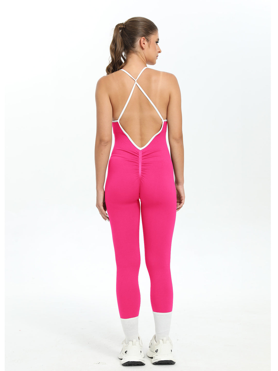 Damen Bodysuit mit Racerback-Design und nahtloser Verarbeitung Heidi-Mode