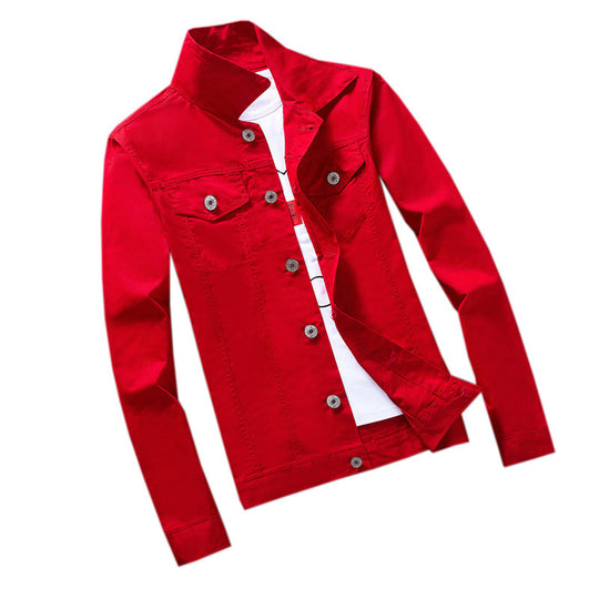 Damen Jean-Jacke mit modernem Schnitt und praktischen Taschen Heidi-Mode