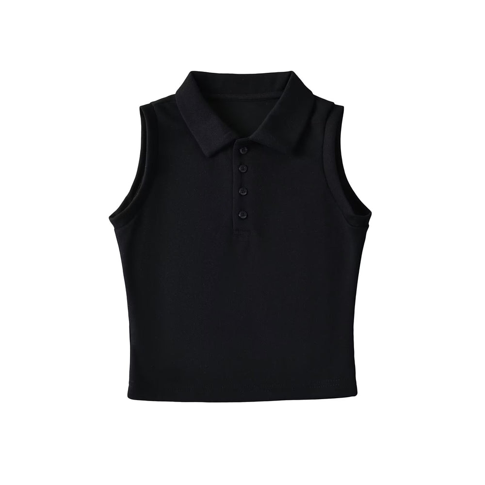 Damen Polo-Top ohne Ärmel mit feuchtigkeitsregulierender Funktion Heidi-Mode