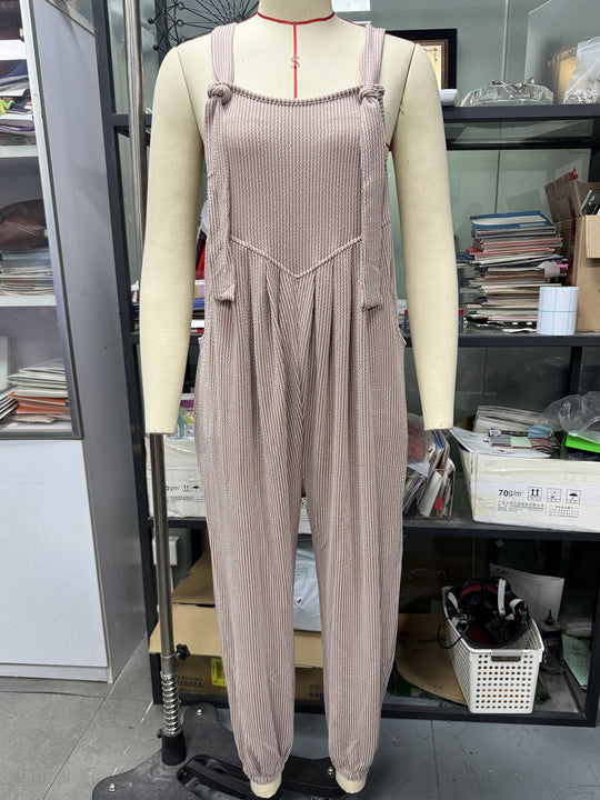 Damen Lässiger Jumpsuit mit praktischen Taschen Heidi-Mode