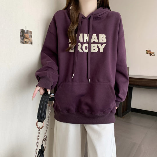 Damen Casual Grafik Hoodie mit einzigartigem Schriftzug Heidi-Mode