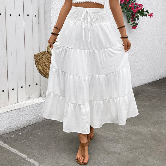 Damen Maxi Rock Heidi-Mode