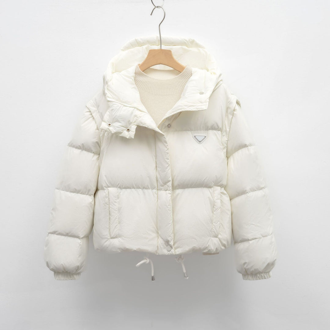 Damen Pufferjacke mit verstellbarem Bund und weichem Innenfutter Heidi-Mode