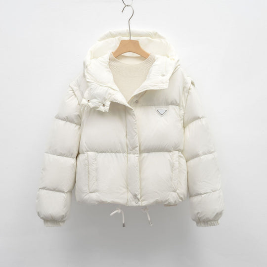 Damen Pufferjacke mit verstellbarem Bund und weichem Innenfutter Heidi-Mode