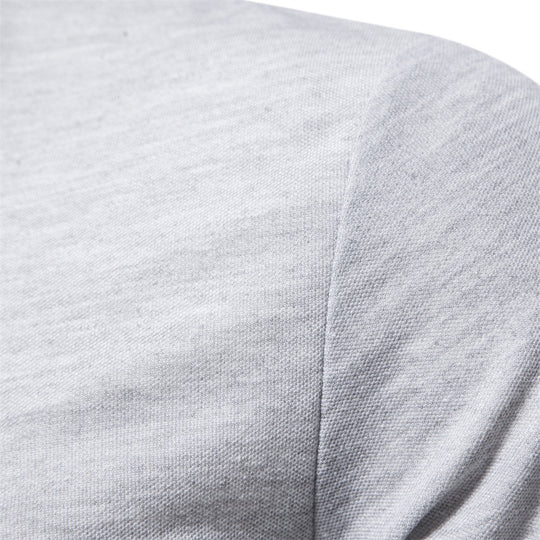 Herren Langarm Poloshirt mit modernem Kragen und atmungsaktiver Baumwollqualität Heidi-Mode