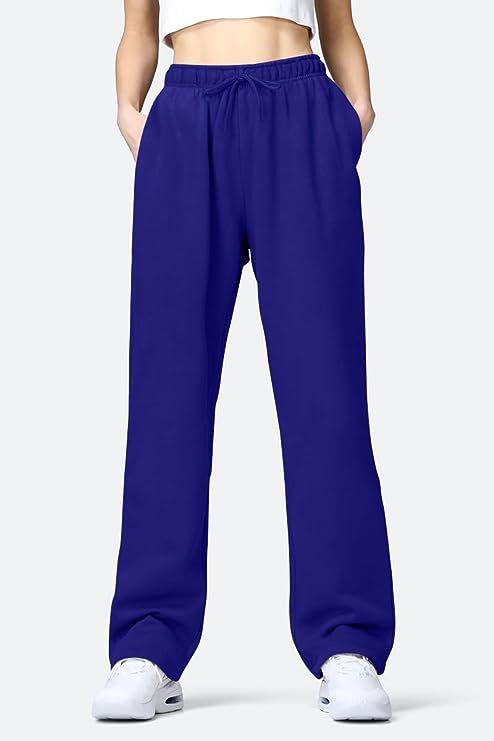 Damen bequeme Sporthose mit elastischem Bund und praktischen Taschen Heidi-Mode