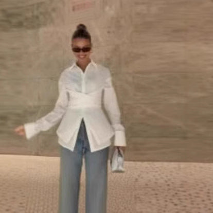 Damen Designer Hemdbluse Heidi-Mode