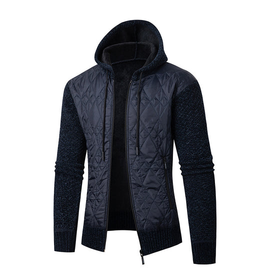 Herren sportliche Steppjacke mit weichem Innenfutter und praktischem Reißverschluss Heidi-Mode