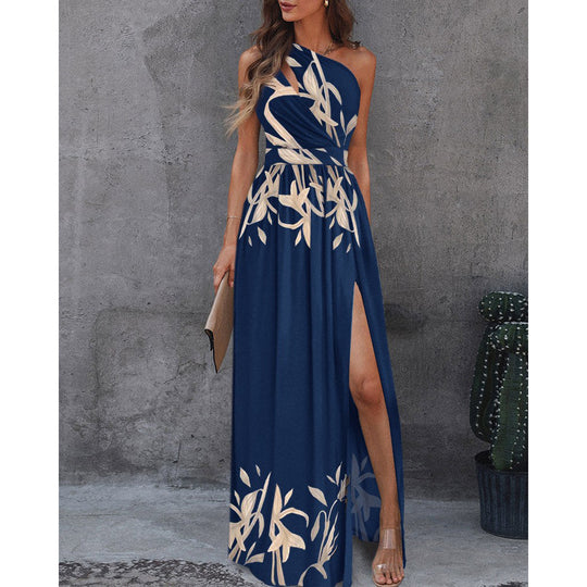 Heidi Mode | Ärmelloses Kleid mit hoher Taille und Öffnung