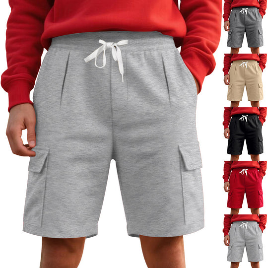 Herren Cargo-Shorts mit elastischem Bund und praktischen Seitentaschen Heidi-Mode