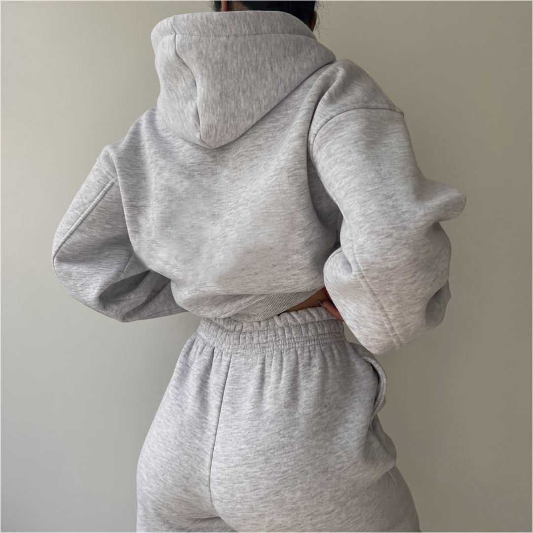 Damen modisches und lässiges Hoodie-Set mit weitem Schnitt Heidi-Mode