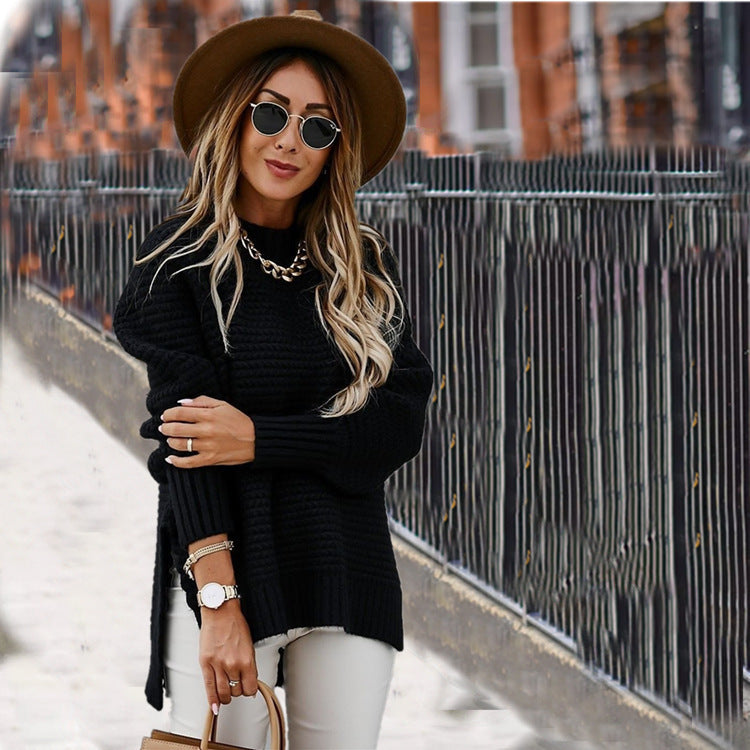 Damen Kuscheliger Strickpullover im lässigen Oversize-Schnitt Heidi-Mode