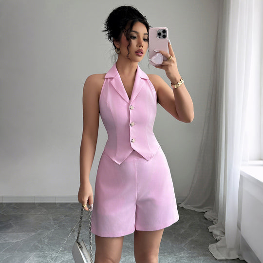 Damen elegante Blazer-Jumpsuit Heidi-Mode