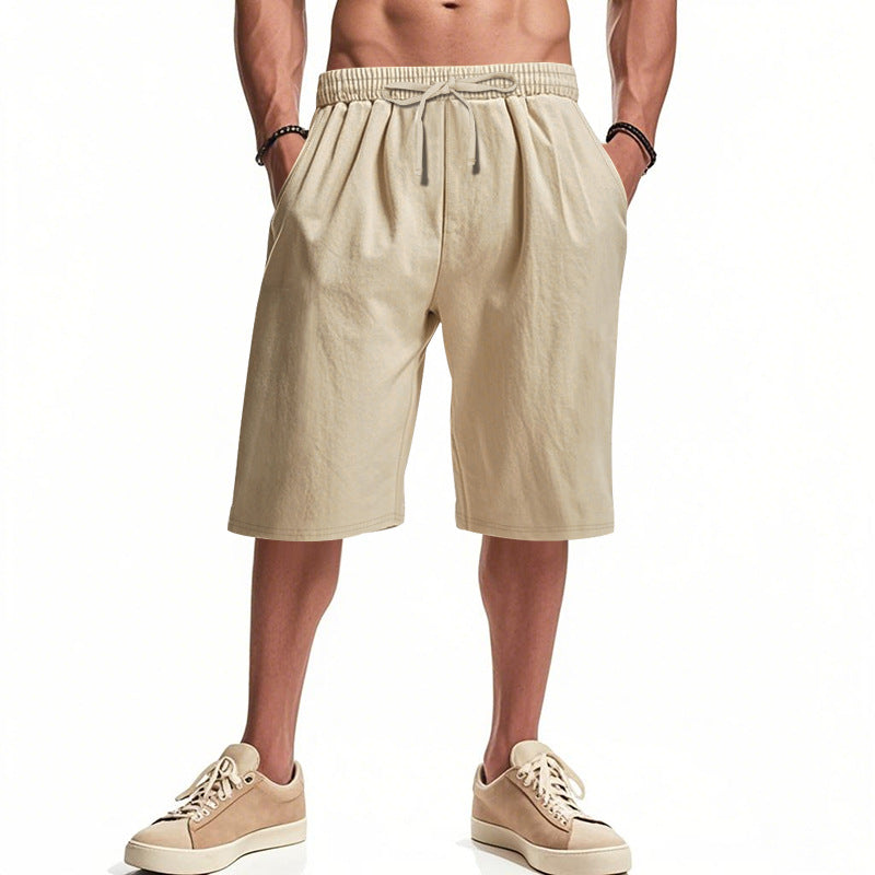 Herren bequeme Cargo-Shorts mit elastischem Bund und großzügigen Taschen Heidi-Mode