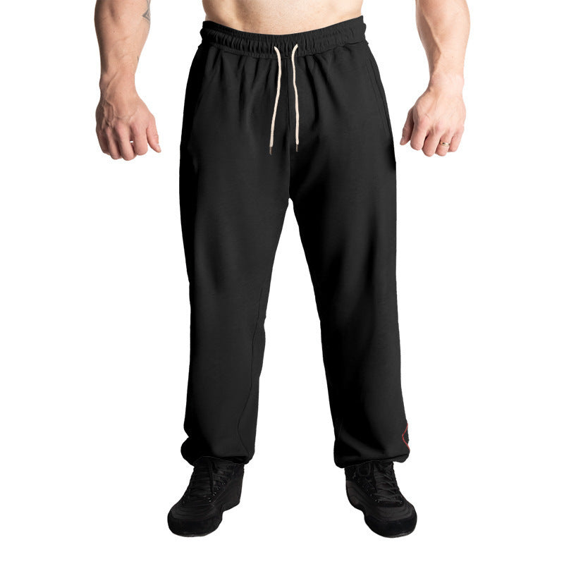 Herren Sportliche Jogginghose mit elastischem Bund und praktischen Seitentaschen Heidi-Mode